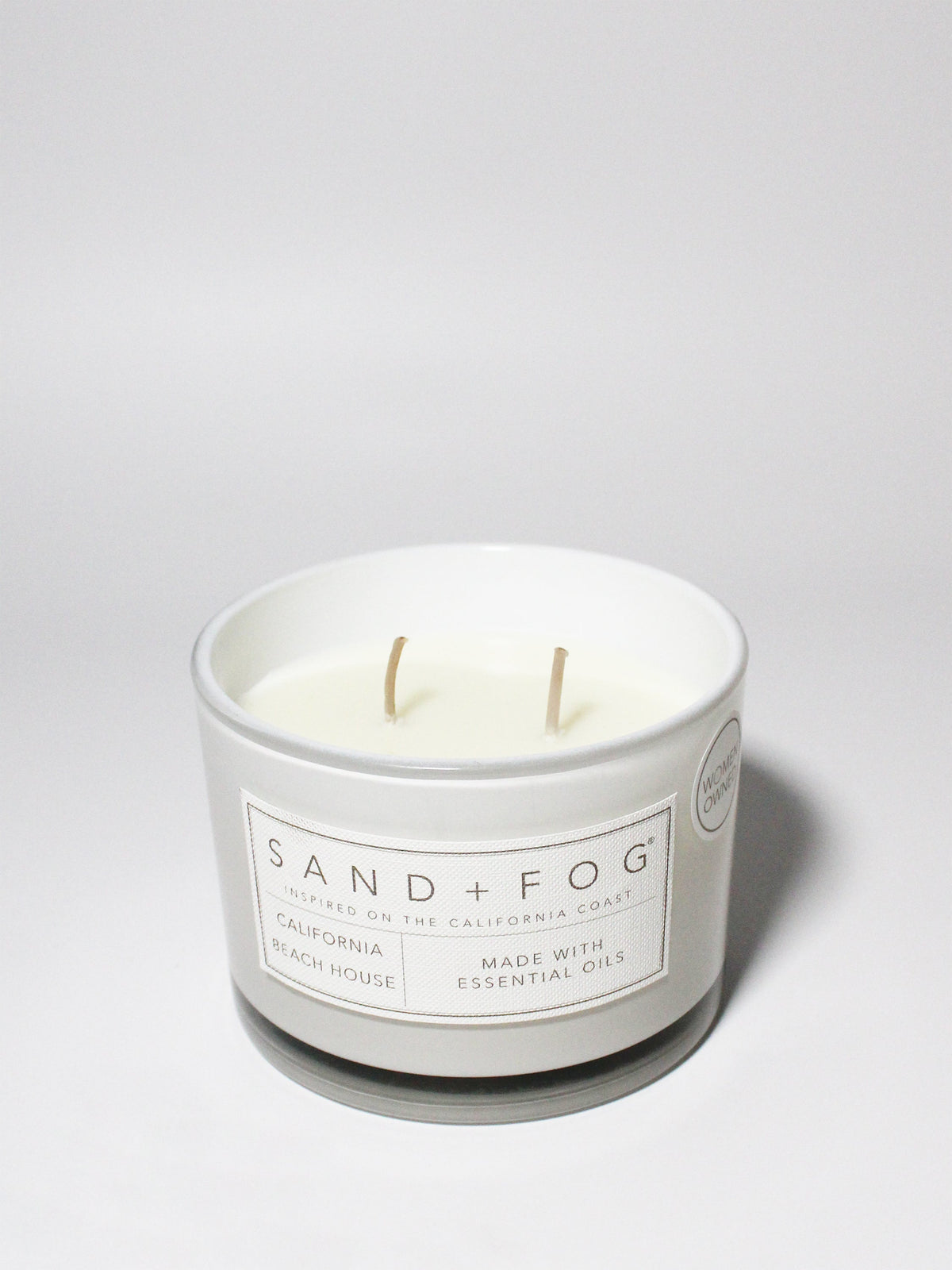Hand-Poured Premium Cozy California Beach House 12 oz scented candle