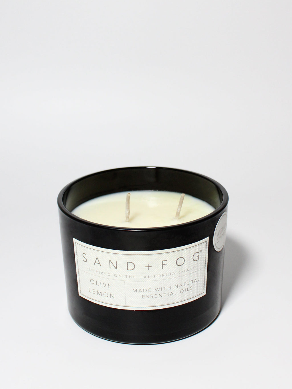 Hand-Poured Premium Cozy Olive Lemon 12 oz scented candle