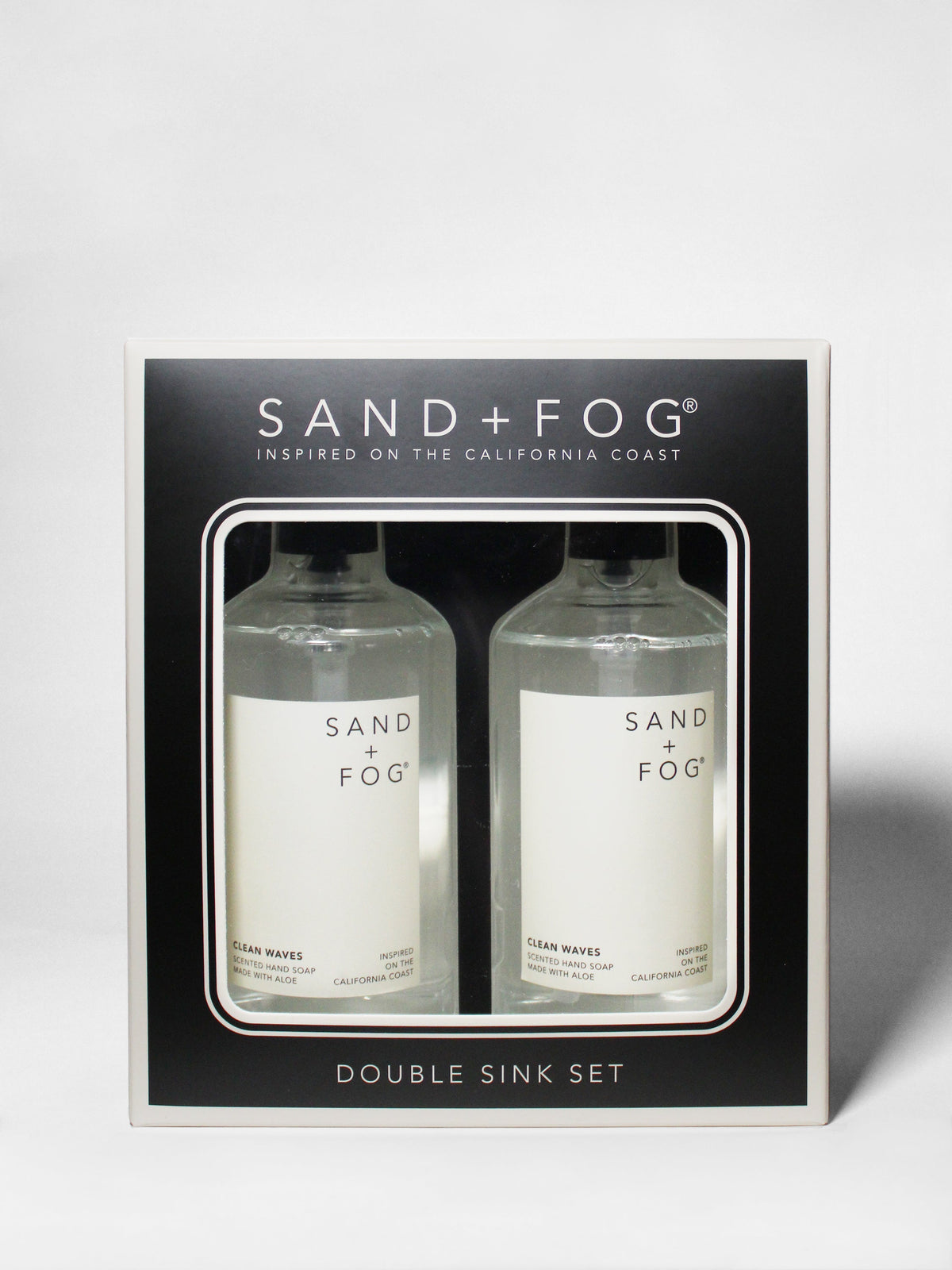 Moisturizing Refreshing Gentle Double Sink Set - Clean Waves 15.7 oz Liquid Hand Soap