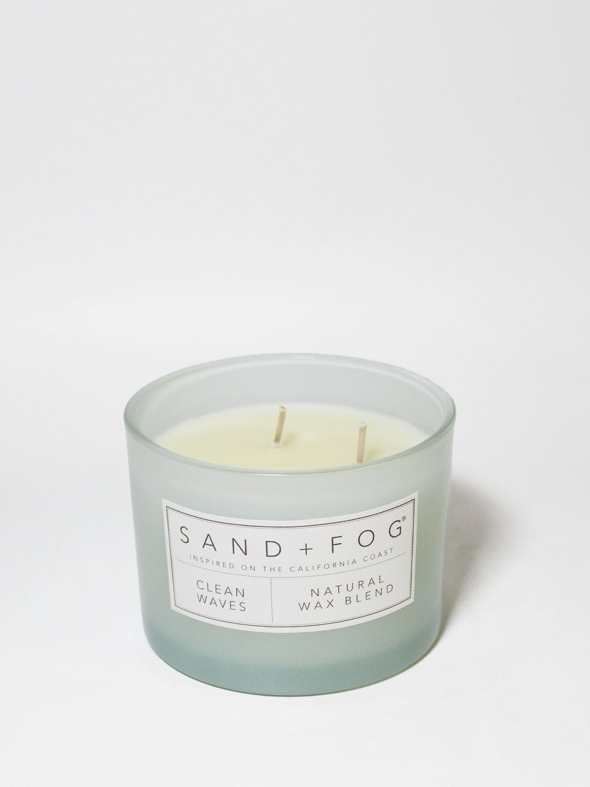 Hand-Poured Premium Cozy Clean Waves 12 oz scented candle