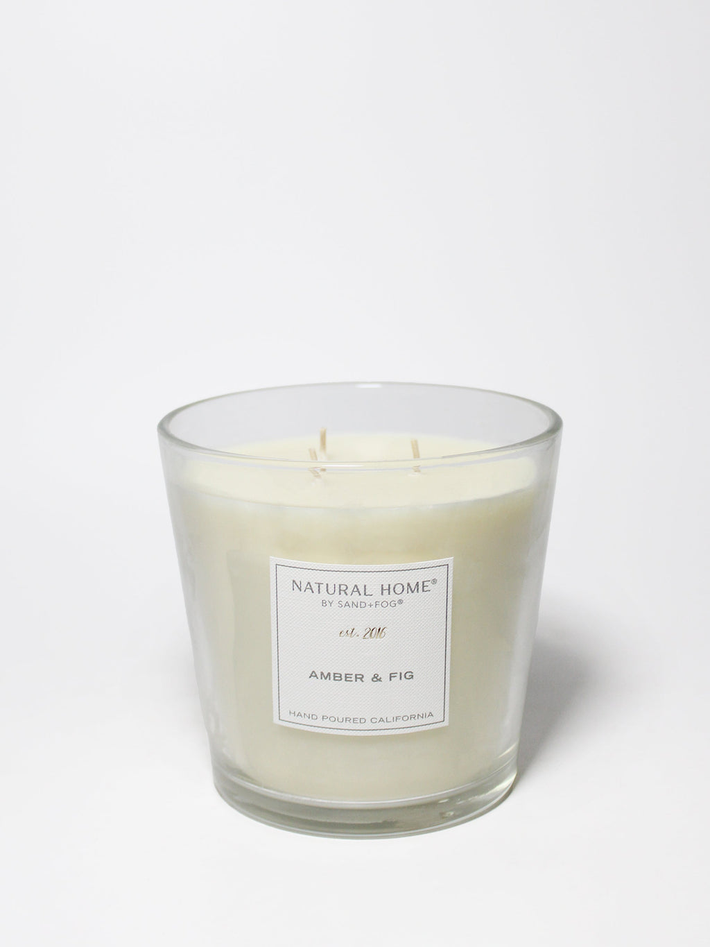 Hand-Poured Premium Cozy Amber & Fig Natural Home 31 oz scented candle