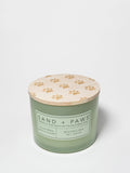 Hand-Poured Premium Cozy Sand + Paws California Beach House 12 oz scented candle