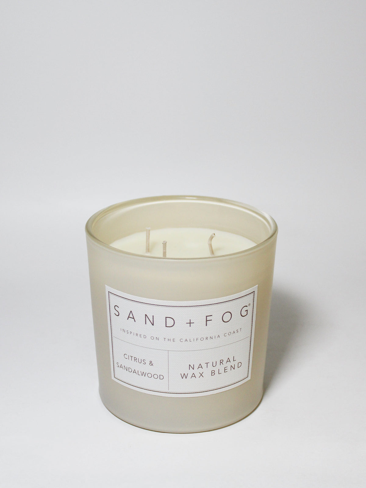Hand-Poured Premium Cozy Citrus & Sandalwood 21 oz scented candle