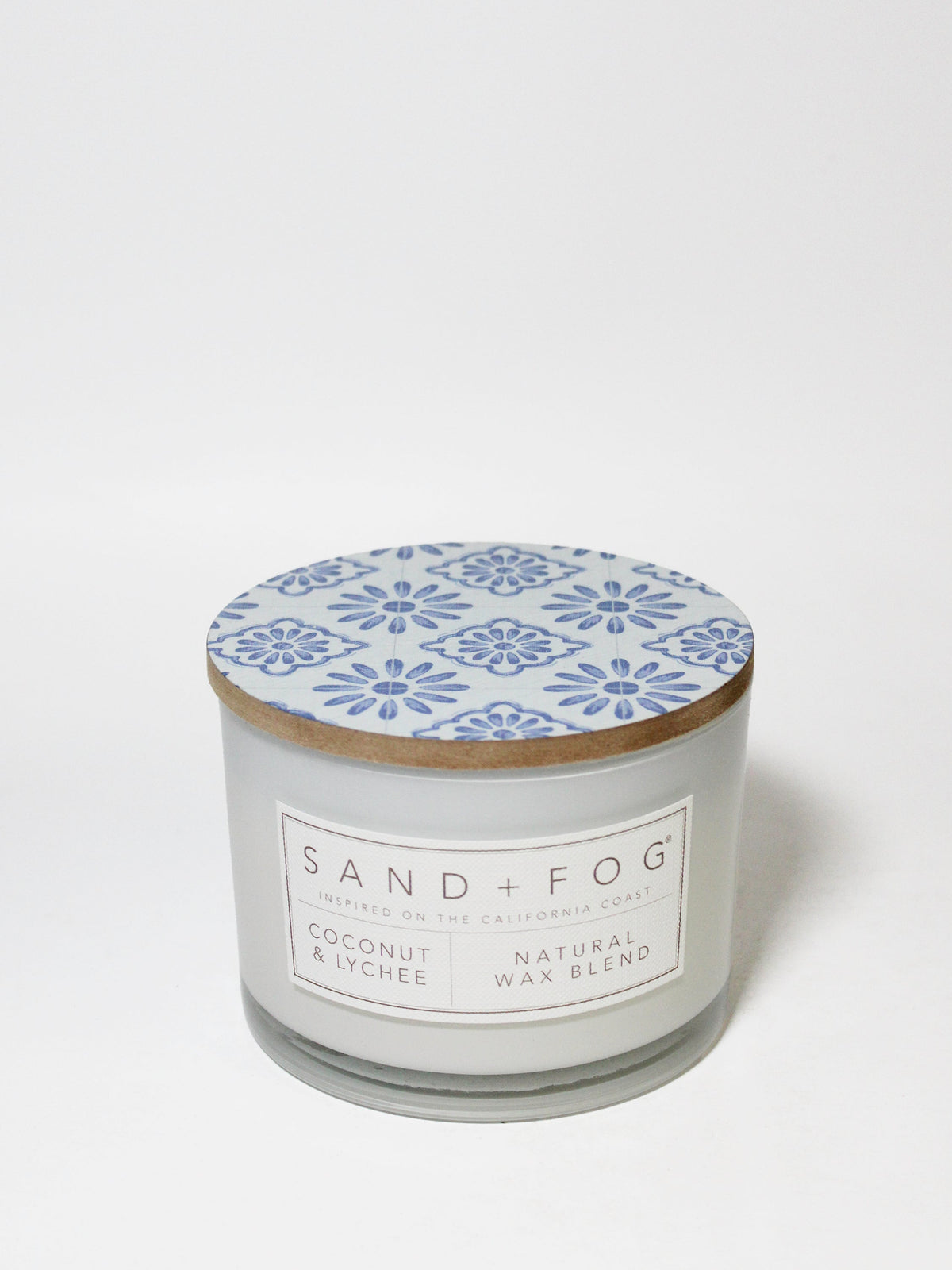 Hand-Poured Premium Cozy Coconut & Lychee 12 oz scented candle