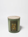 Hand-Poured Premium Cozy Fern & Moss 10 oz scented candle