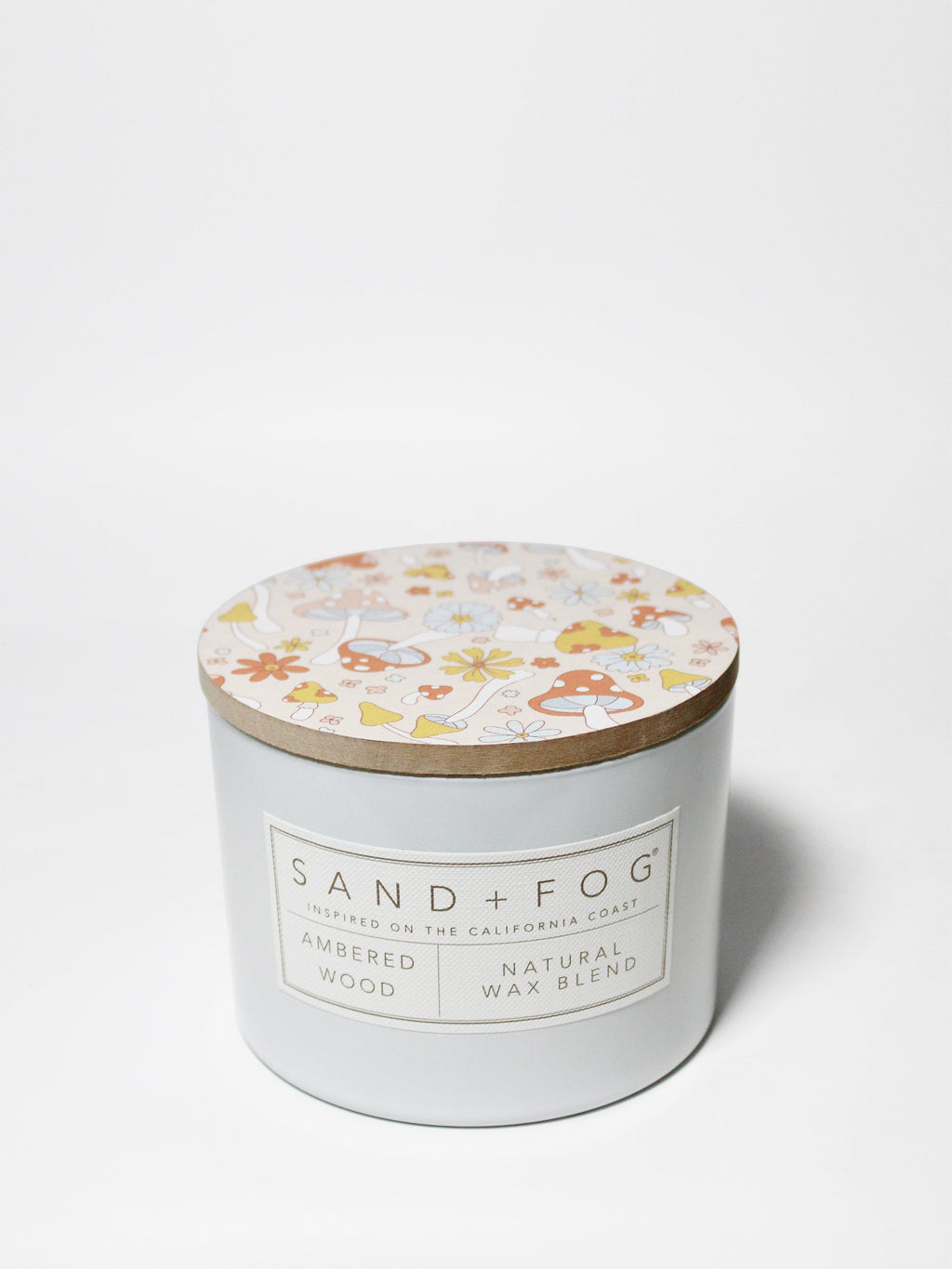 Hand-Poured Premium Cozy Ambered Wood 12 oz scented candle
