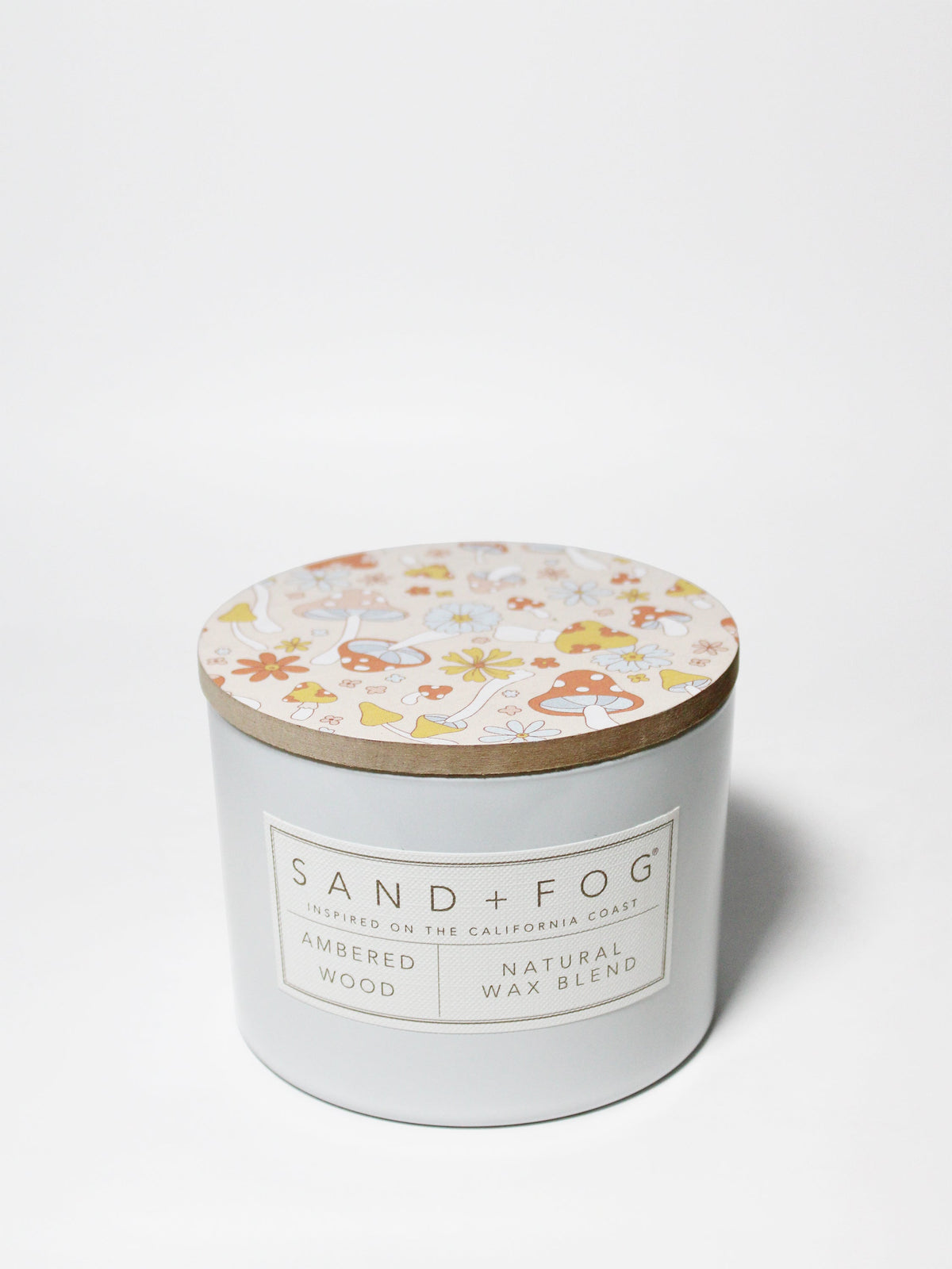 Hand-Poured Premium Cozy Ambered Wood 12 oz scented candle