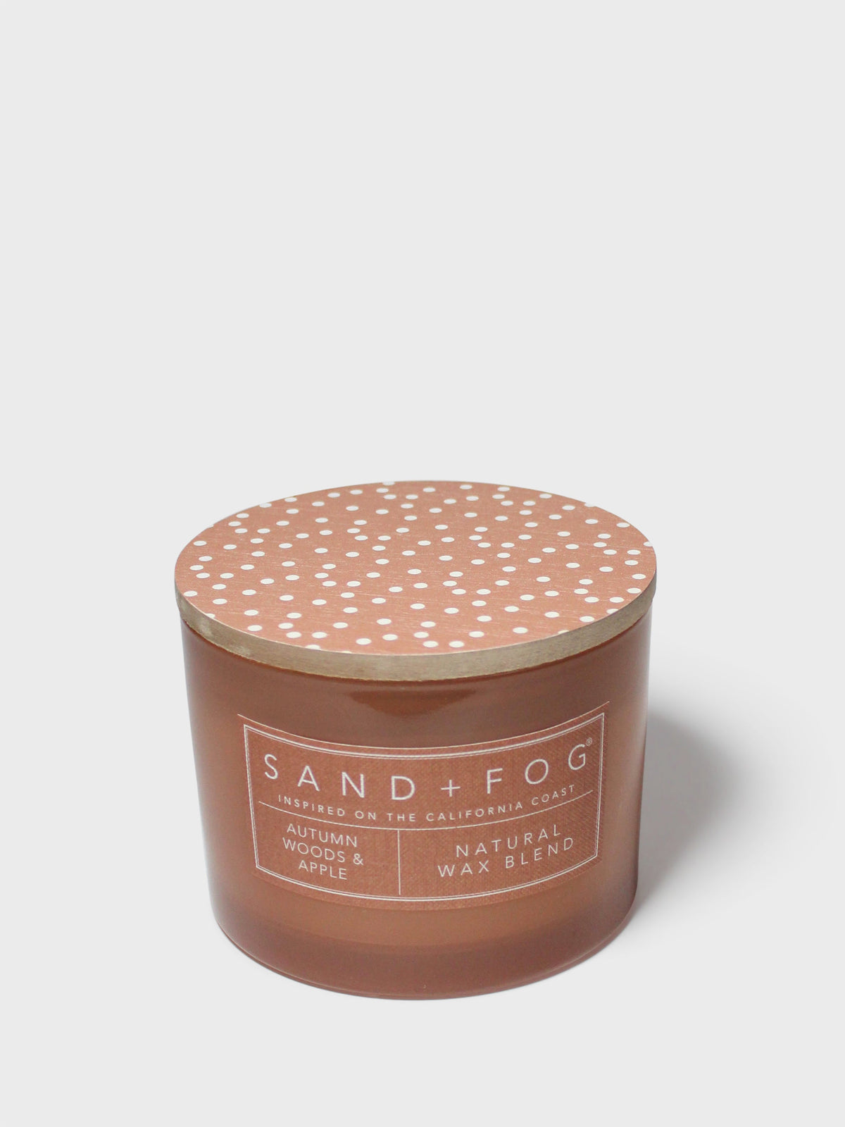Hand-Poured Premium Cozy Autumn Woods & Apple 12 oz scented candle