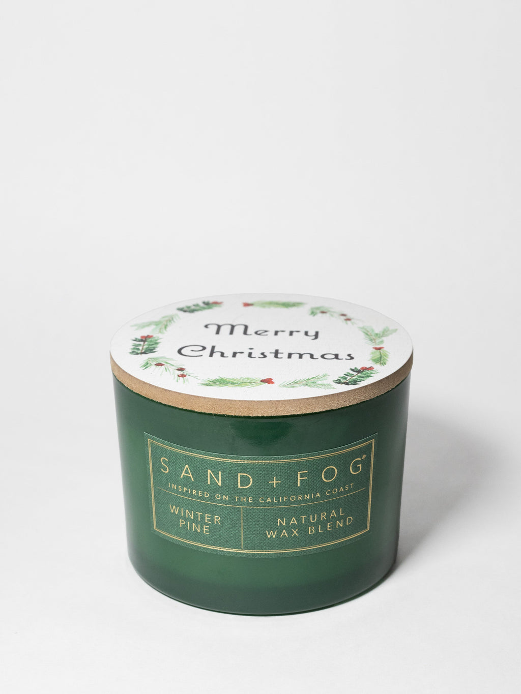 Hand-Poured Premium Cozy Winter Pine 12 oz scented candle