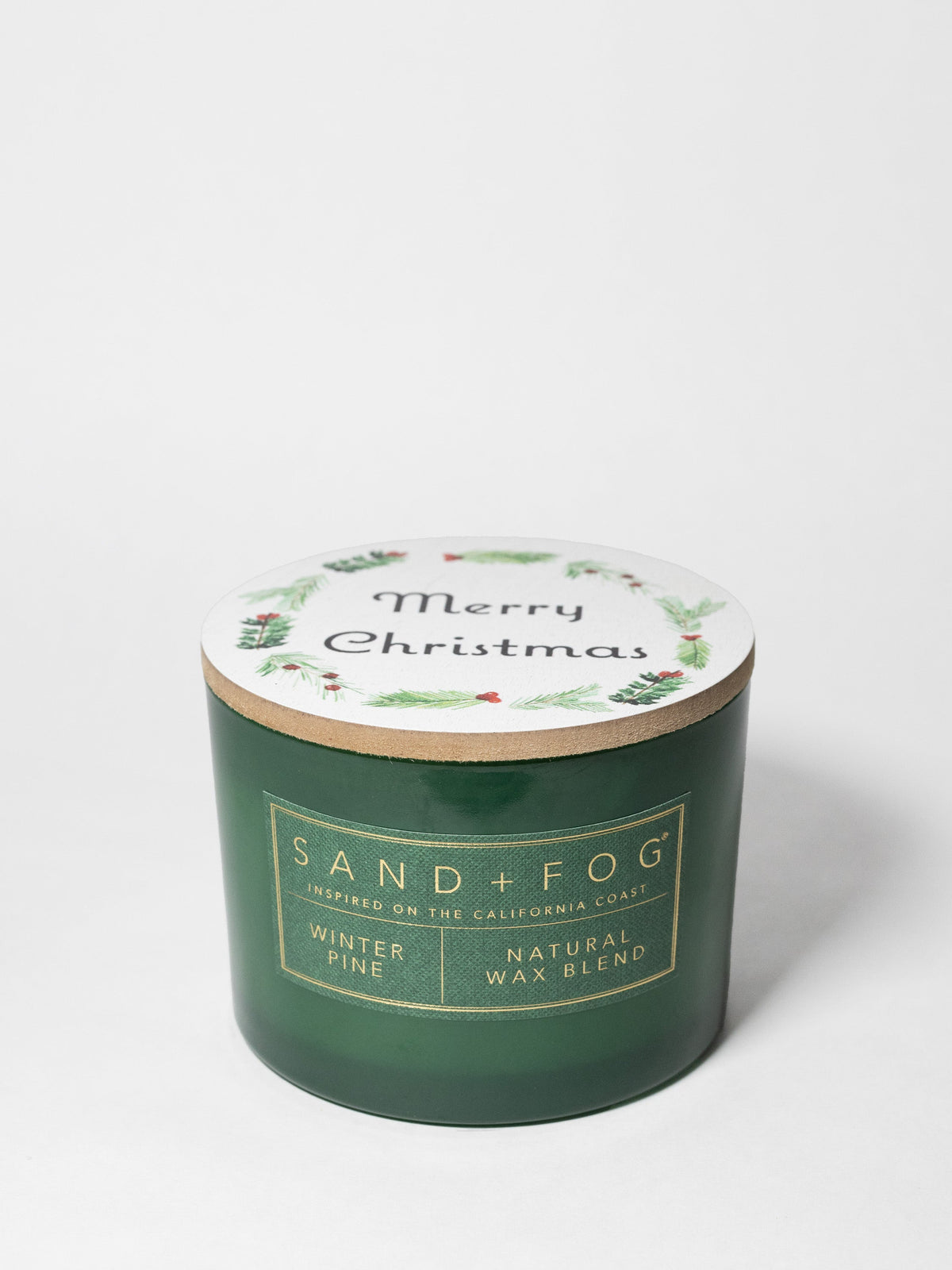 Hand-Poured Premium Cozy Winter Pine 12 oz scented candle