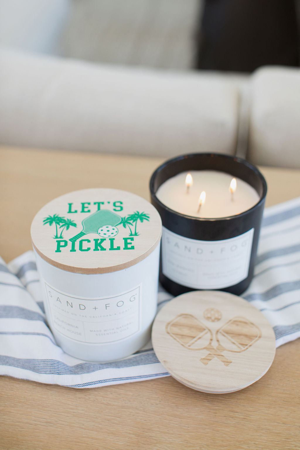 Hand-Poured Premium Cozy California Beach House 21 oz scented candle