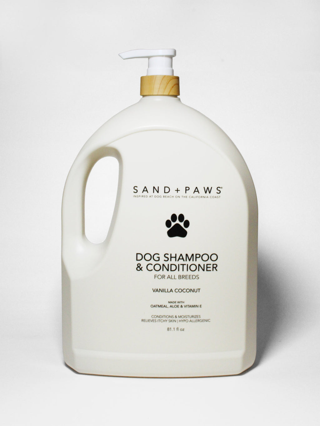 Safe Gentle Signature Sand + Paws Pet Shampoo & Conditioner - Vanilla Coconut
