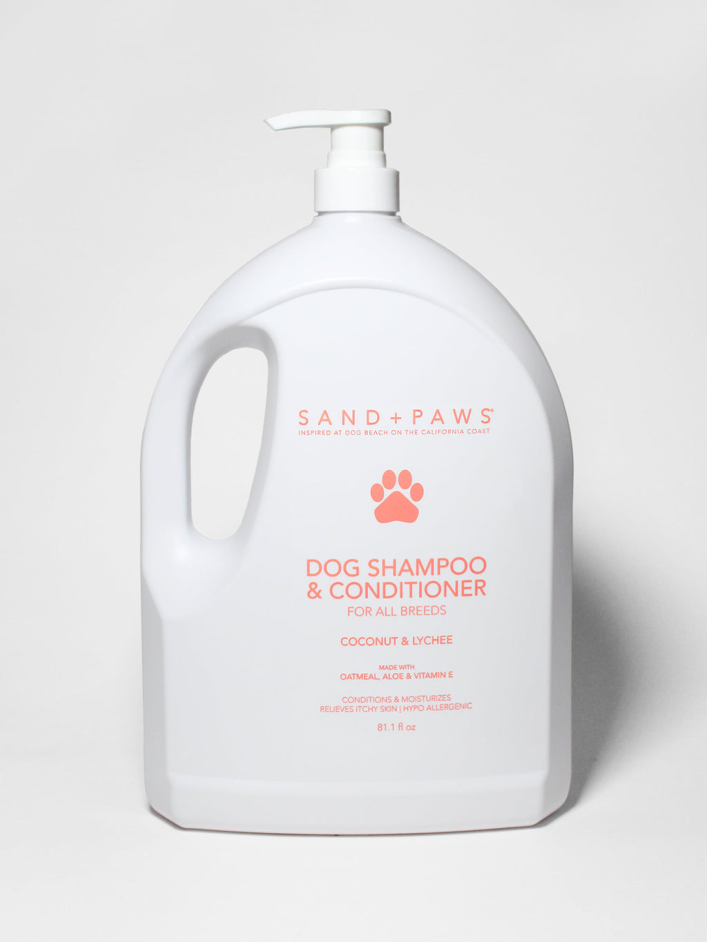 Safe Gentle Signature Sand + Paws Pet Shampoo & Conditioner - Coconut & Lychee