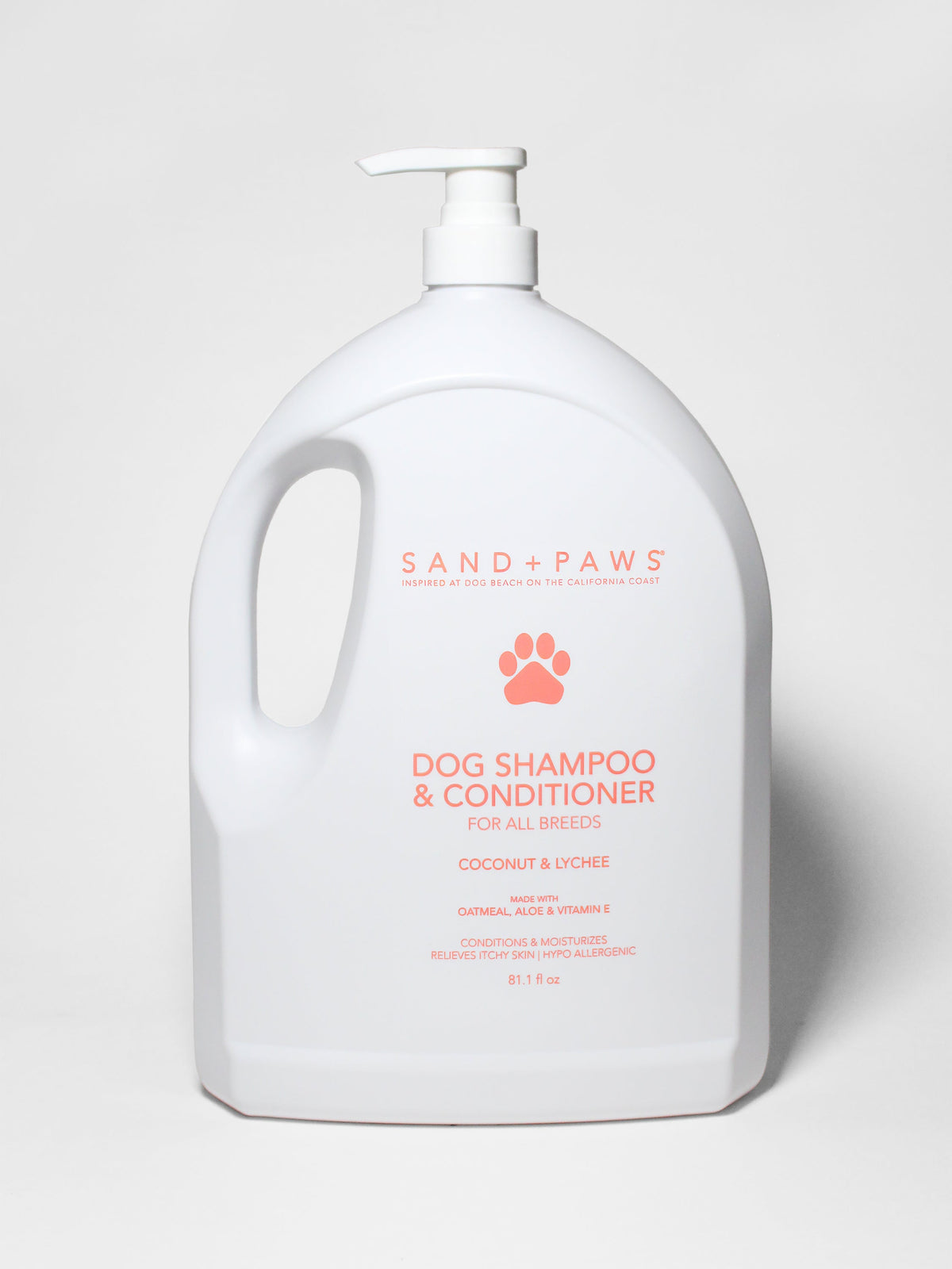 Safe Gentle Signature Sand + Paws Pet Shampoo & Conditioner - Coconut & Lychee