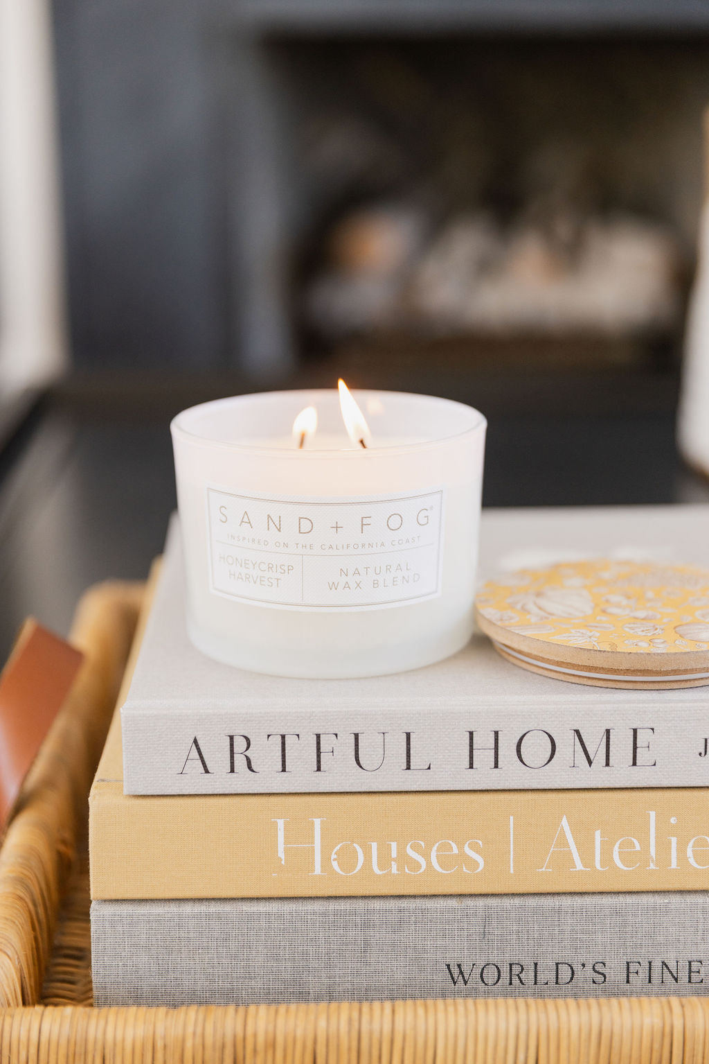 Hand-Poured Premium Cozy Honeycrisp Harvest 12 oz scented candle