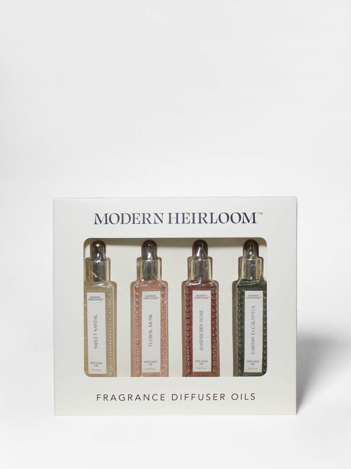 Essential Concentrated Aromatic Modern Heirloom 4 Pack of 13 ml Fragrance Diffuser Oils