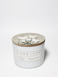 Hand-Poured Premium Cozy Beach Linen 12 oz scented candle