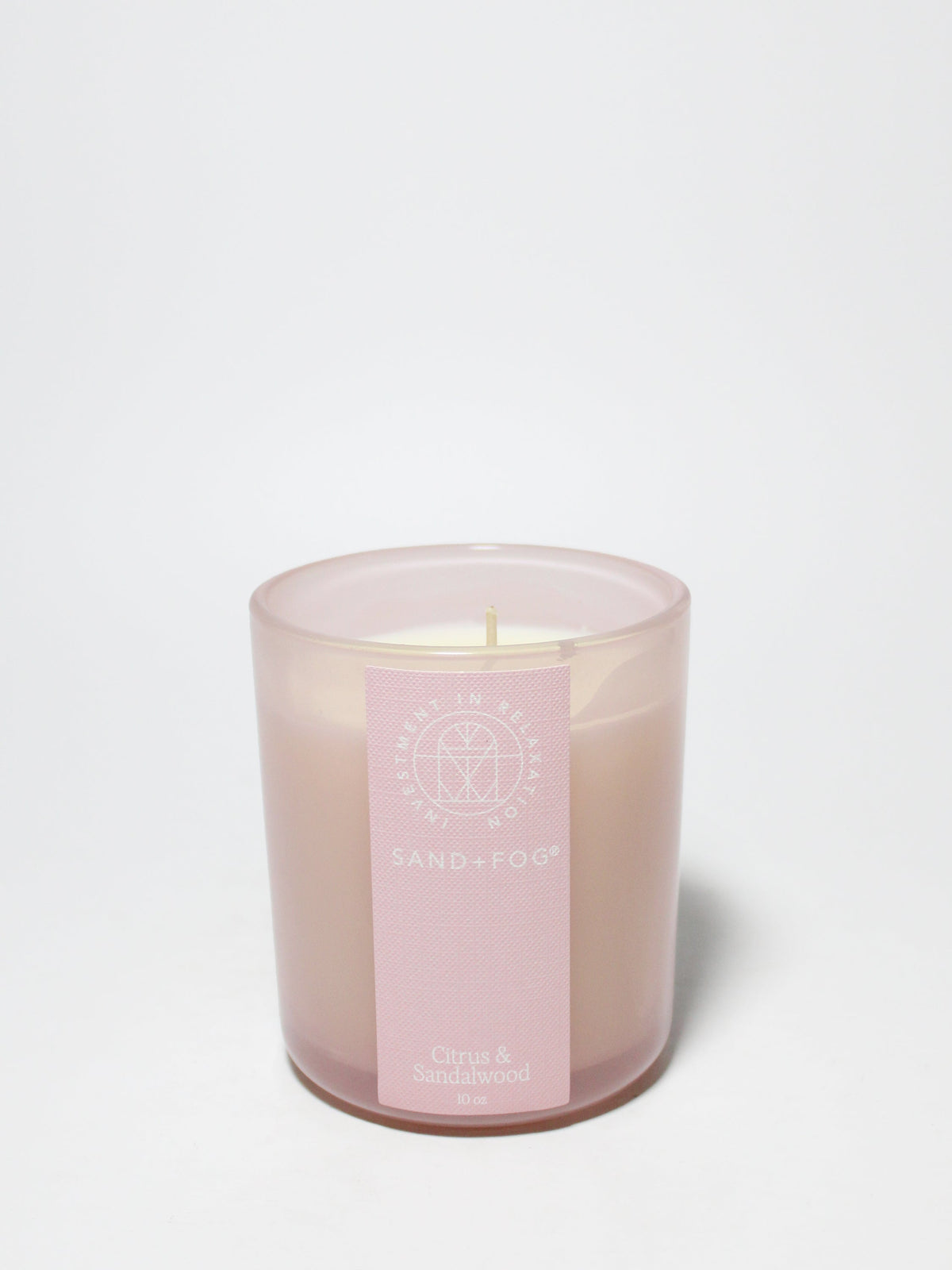 Hand-Poured Premium Cozy Citrus & Sandalwood 10 oz scented candle