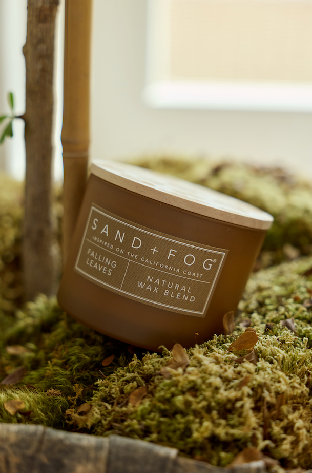 Hand-Poured Premium Cozy Falling Leaves 12 oz scented candle
