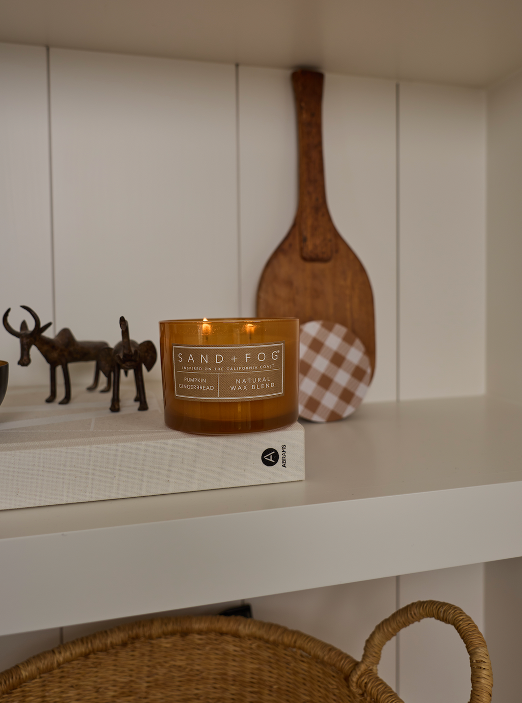 Hand-Poured Premium Cozy Pumpkin Gingerbread 12 oz scented candle