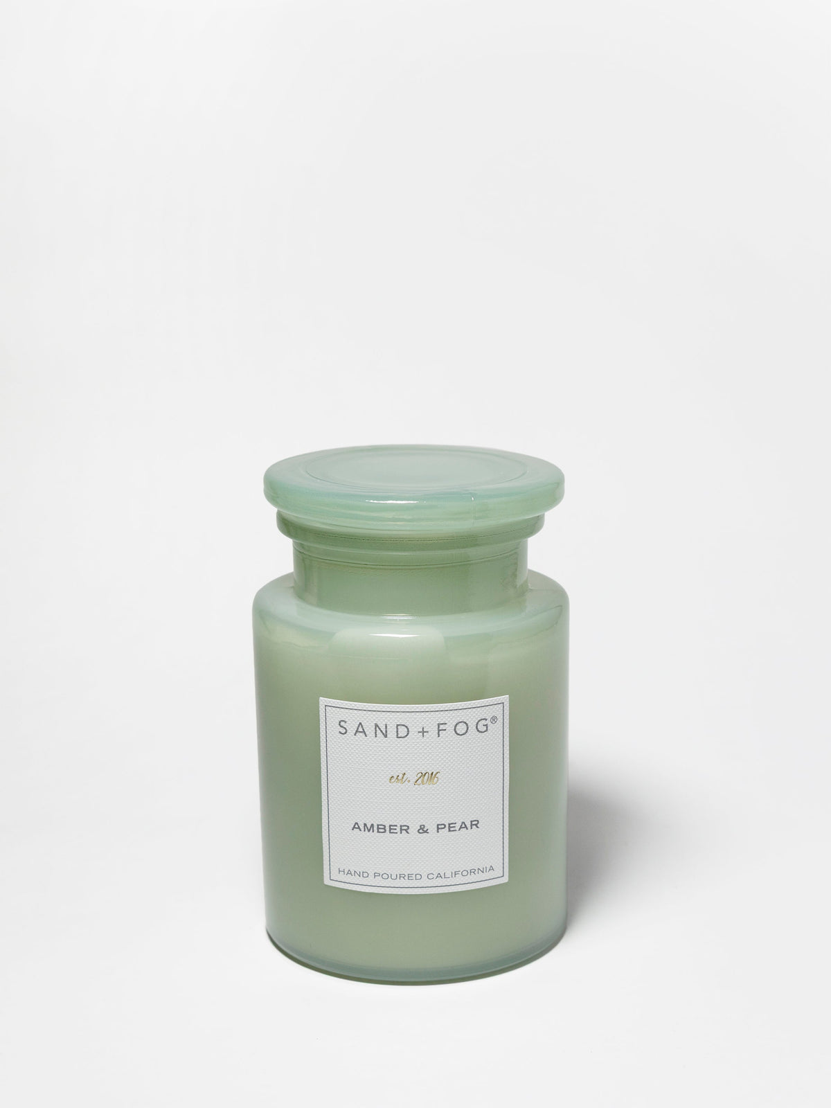 Hand-Poured Premium Cozy Amber & Pear 12 oz scented candle
