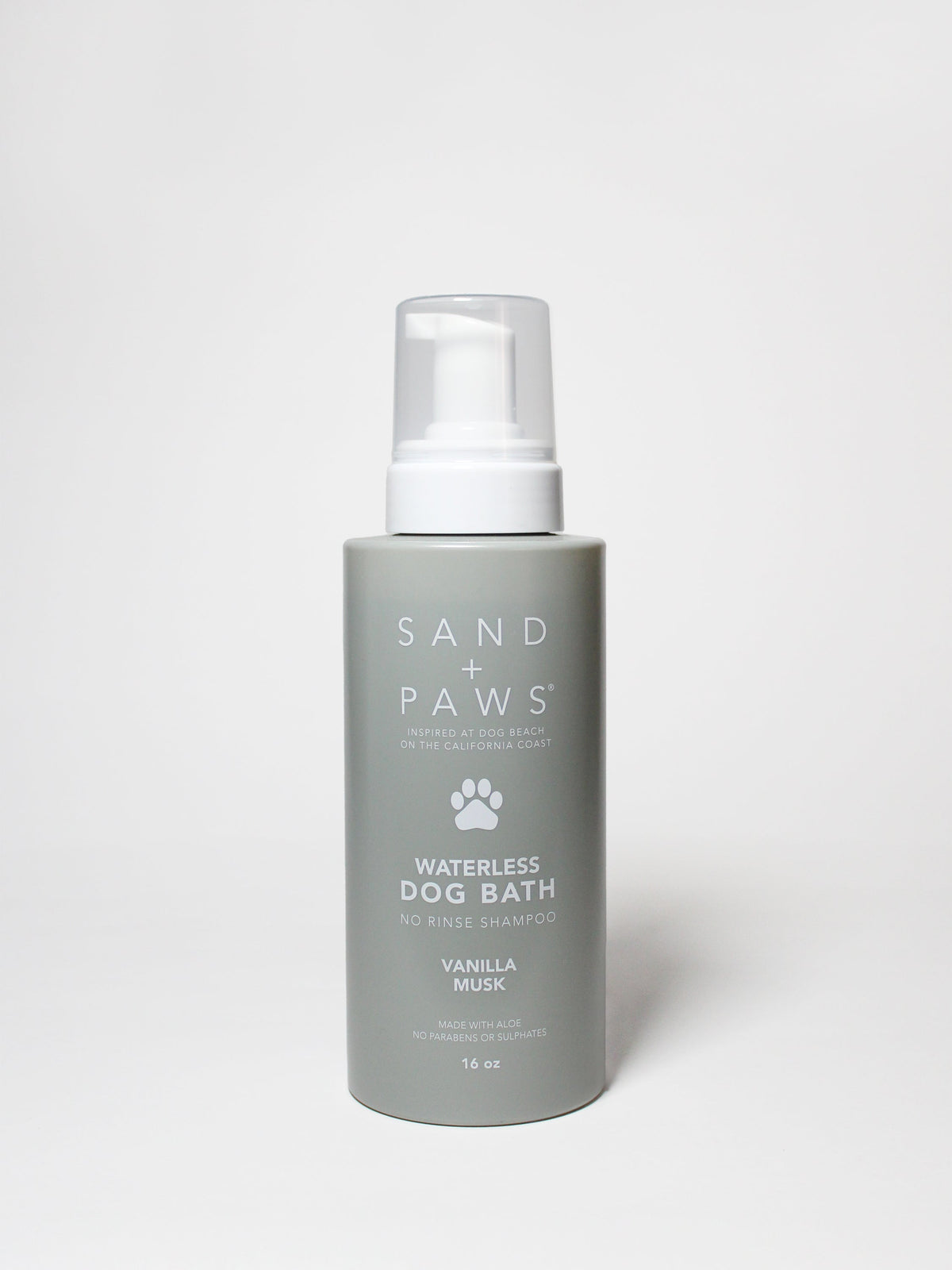 Safe Gentle Signature Sand + Paws Waterless Dog Bath - Vanilla Musk